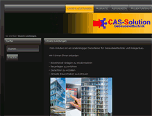 Tablet Screenshot of cas-solution.de